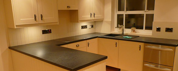 A white themed kitchen